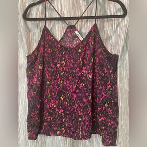 Freebird Pink and Yellow Patterned Camisole